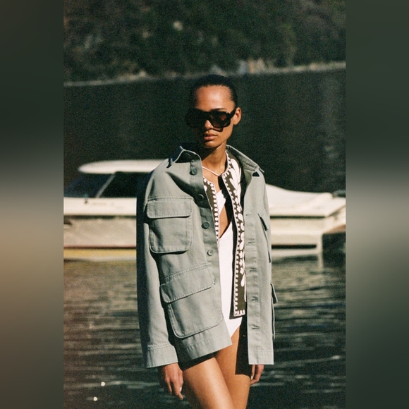 ZARA UTILITY OVERSHIRT - Picture 12 of 12